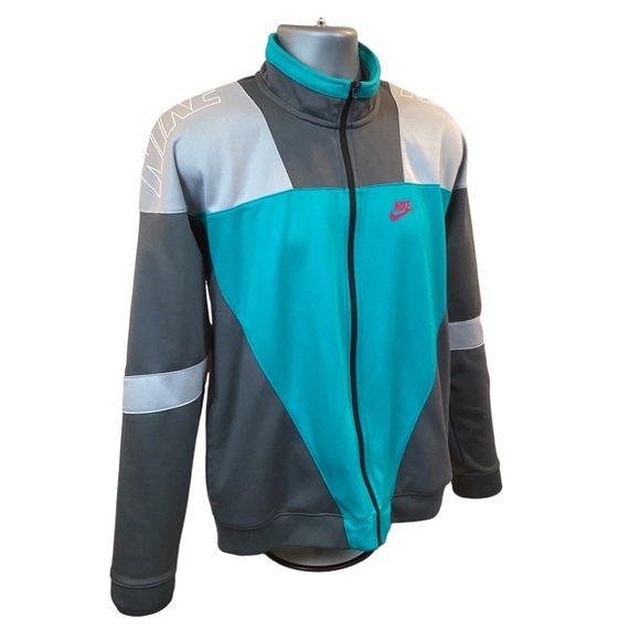 VTG Nike Full Zip Athletic Jacket Men’s Large - Picture 4 of 9